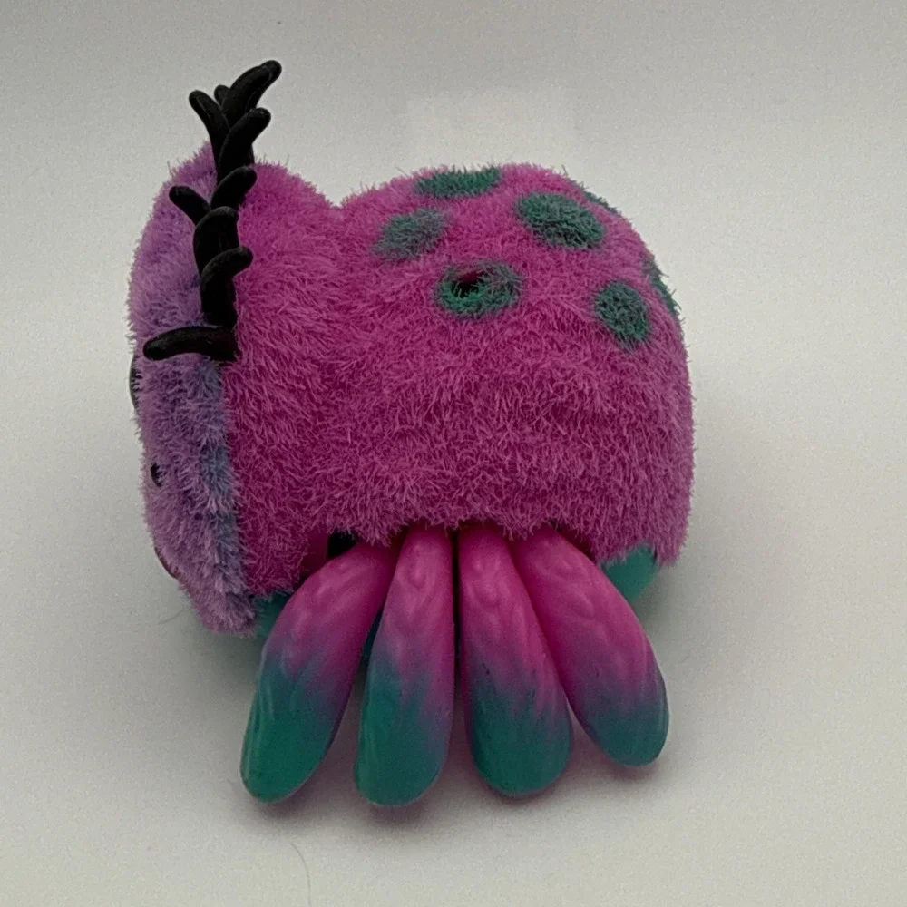 Yellies Flufferpuff & Toofy Spooder Jumping Spider Sound Activated Motion WORKS